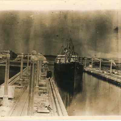 S.S. Ancon Traveling the Panama Canal