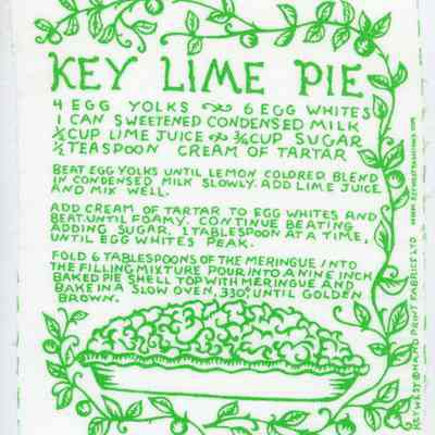 Key Lime Pie Promotional Textile