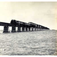 Florida East Coast Railway Train on Bahia Honda Bridge
