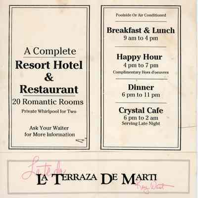 Guest Check Presenter for the restaurant La Te Da: © Key West Art & Historical Society