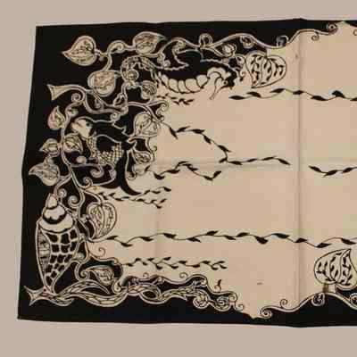 Key West Hand Print Tea Towel