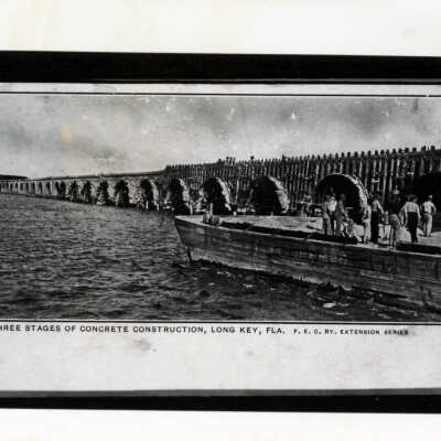 Three Stages of Concrete Construction, Long Key, Fla.