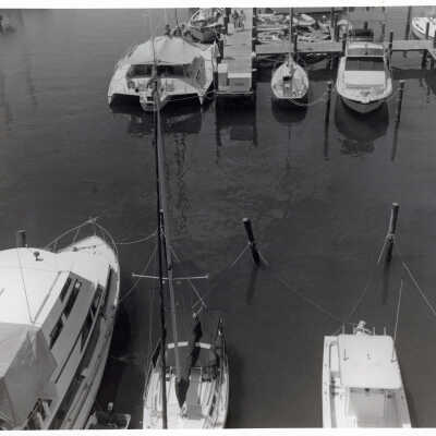 Boats Docked at a Marina
