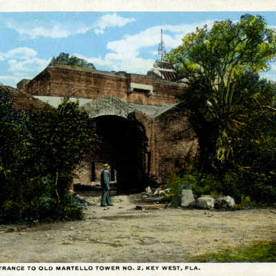 Entrance to Old Martello Tower No. 2, Key West, Fla.