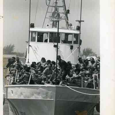 Cuban Refugees Arriving During Mariel Boatlift