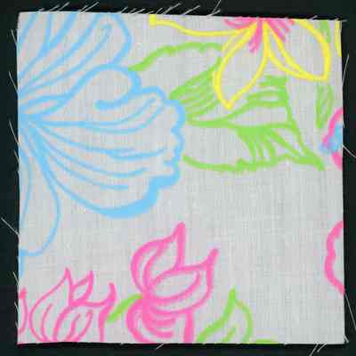 Key West Hand Print Fabrics Swatch