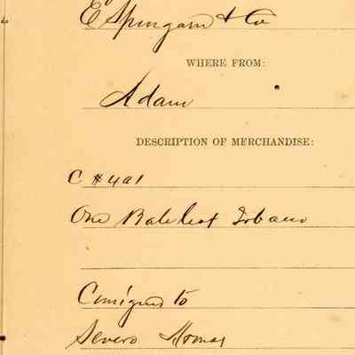 Customs Import Receipt: © Key West Art & Historical Society