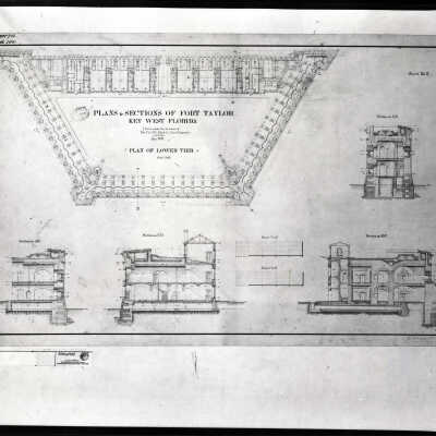 Plans & Sections of Fort Taylor