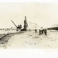 Construction of the Mole at Naval Station Key West