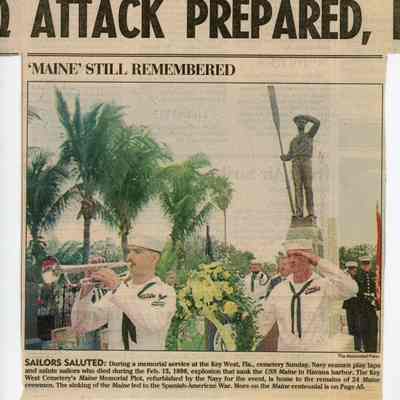 'MAINE' Still Remembered