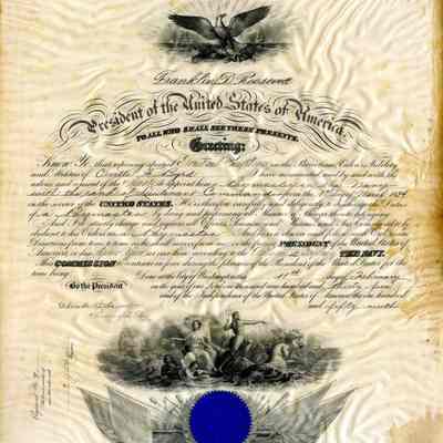 US Navy Assistant Paymaster Appointment Document