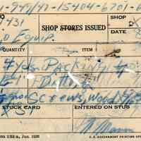 Shop Stores Issued Receipt