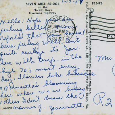 Seven Mile Bridge on the Florida Keys Overseas Highway: © Key West Art & Historical Society