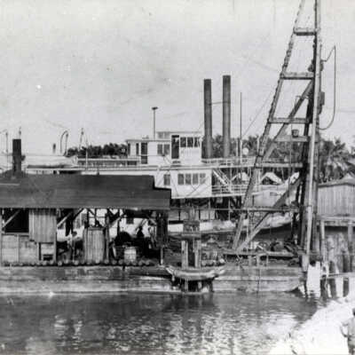 Florida East Coast Railway Construction Depot