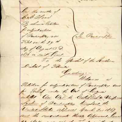 Warrant in Bankruptcy Notice