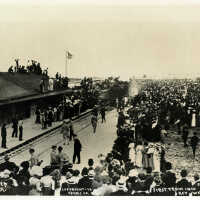 Arrival of the First Florida East Coast Railway Train to Key West