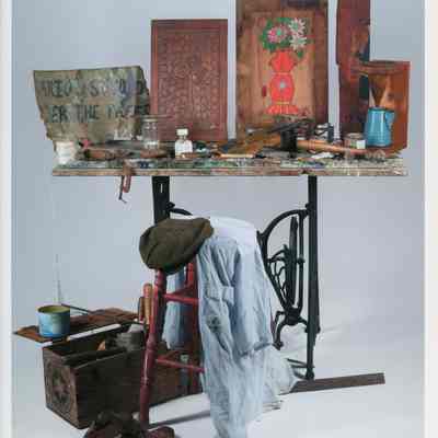 Mock Up of Mario Sanchez's Studio Under the Trees