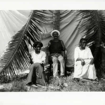 Three Unknown People at Pigeon Key