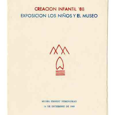 Creacion Infantil '88 Exposicion los Ninos y El Museo