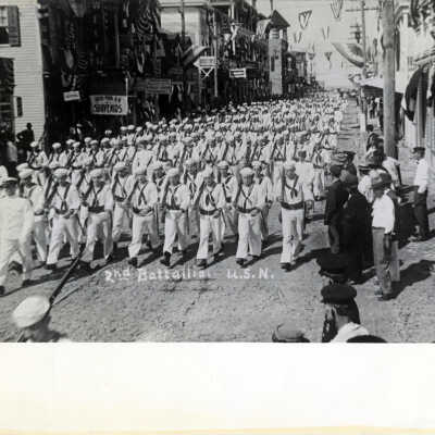 U.S. Navy 2nd Battalion on Duval Street