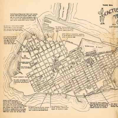 Cactus Terrace Map of Key West: © Key West Art & Historical Society