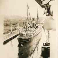 S.S. Allianca Traveling the Panama Canal