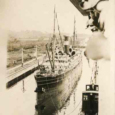 S.S. Allianca Traveling the Panama Canal