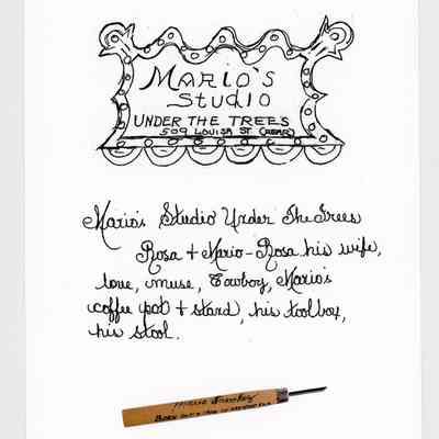 Brief description of the print found behind the foamcore: © Key West Art & Historical Society