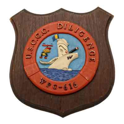 USCGC DILIGENCE WMEC-616 Plaque