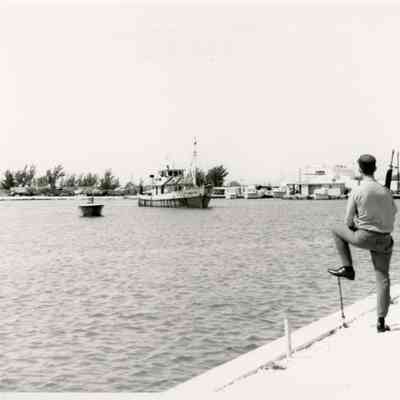 US Navy Personnel on Mole Pier
