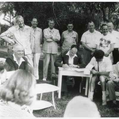 Harry S Truman at the Little White House