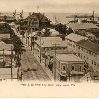 View S. W. from City Hall. Key West, Fla.
