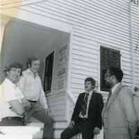 Alton Lowe and James Mastin at the Oldest House