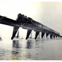 Florida East Coast Railway Train on Seven Mile Bridge