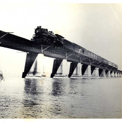 Florida East Coast Railway Train on Seven Mile Bridge