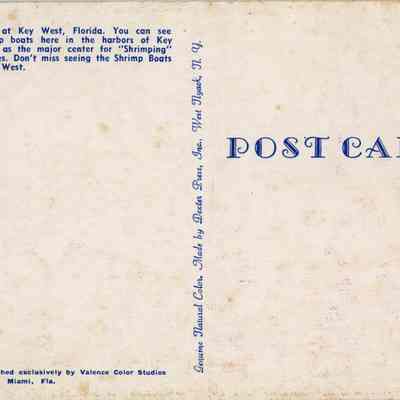 The Shrimp Fleet at Key West, Florida: © Key West Art & Historical Society