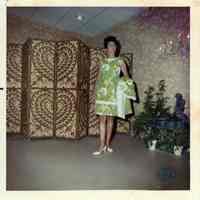 Jacquolyn Staubs in Key West Hand Print Dress