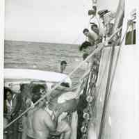 Disembarking During Mariel Boatlift