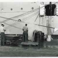 Cleaning a U.S. Navy Ship