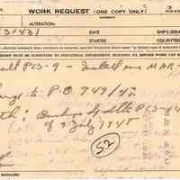 USS EPCS-1431 Work Request