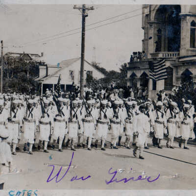U.S. Naval Reserve Marching on Duval Street