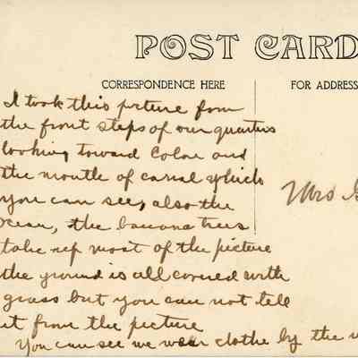 Gatun Banana Trees and Housing: © Key West Art & Historical Society