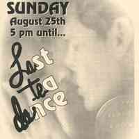 Last Tea Dance Announcement
