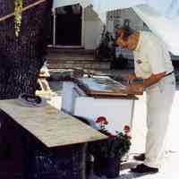 Mario Sanchez in his Studio Under the Trees