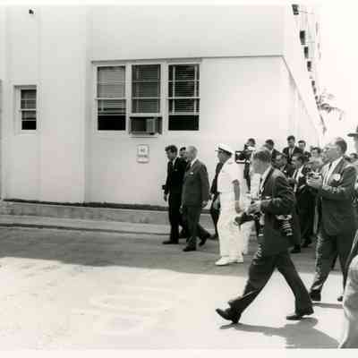 John F. Kennedy Inspects Military Facilities in Key West