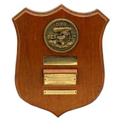 USS SEACAT (SS-399) Plaque