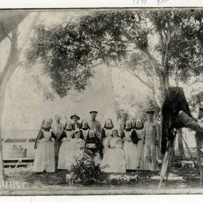 Sisters and Patients at the Convent of Mary Immaculate