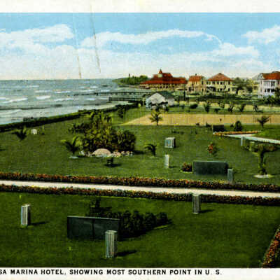 View from Casa Marina Hotel, Showing Most Southern Point in U.S.