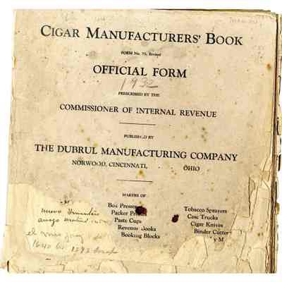 Cigar Manufacturers' Ledger