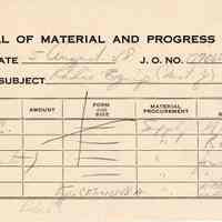 Bill of Material and Progress List